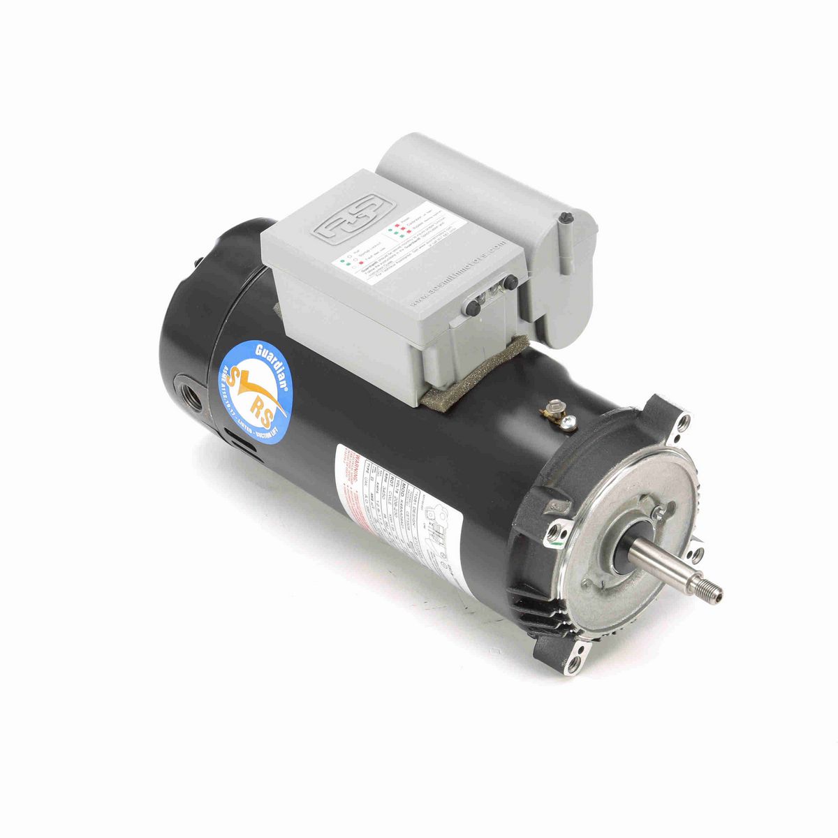 Guardian ® Motors Pool Pump Motor, 2.0 HP, 1 Ph, 60 Hz, 208-230 V, 3600 RPM, 56J Frame, ODP - STG1202A