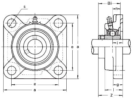 Подшипниковый узел ASAHI type MUCFPL 200, MUCFPL 204 [502179]