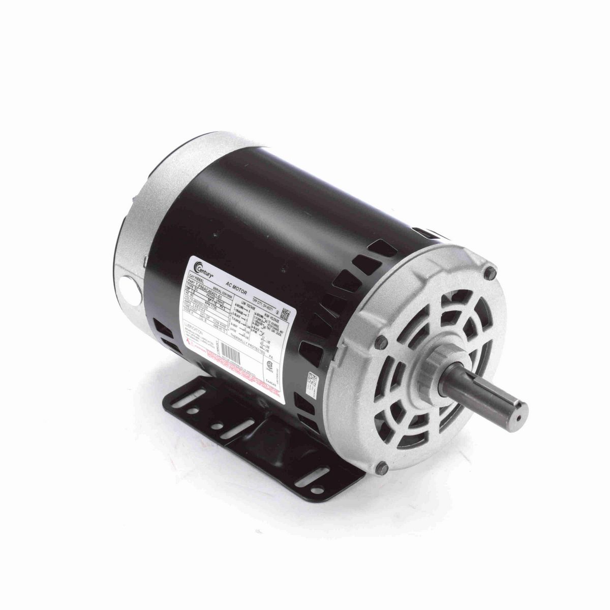 General Purpose Motor, 1.5 HP, 3 Ph, 60 Hz, 460/200-230 V, 1800 RPM, U56HZ Frame, DP - H885L
