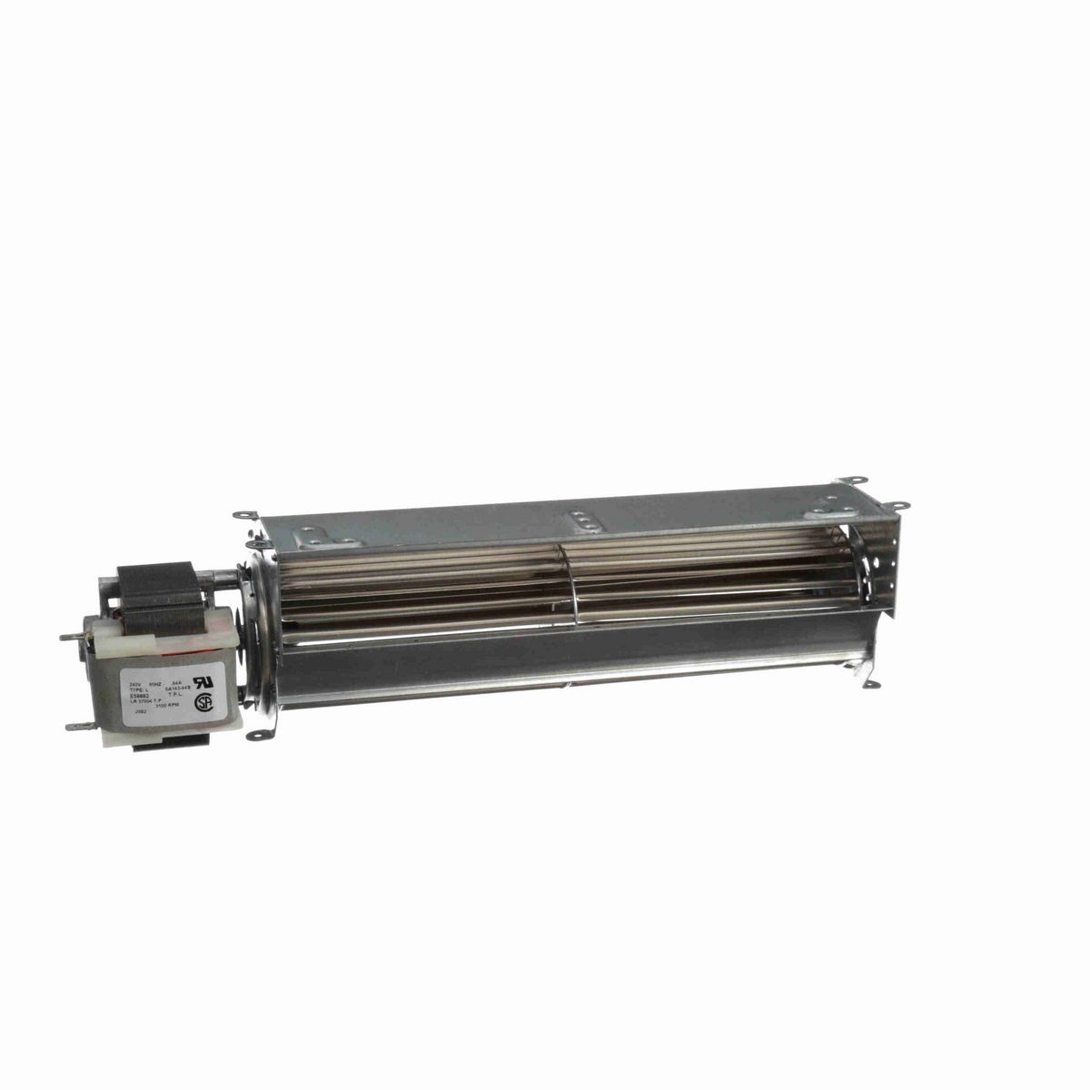 Century Rectangular Outlet Shaded Pole Transflo / Crossflow Blower, 240 Volts, Flange: No - J592