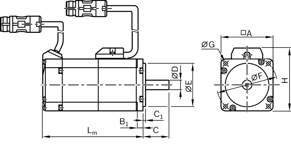 Серводвигатель Bosch Rexroth MSM031B-0300-NN-M5-MH0 [R911344213]