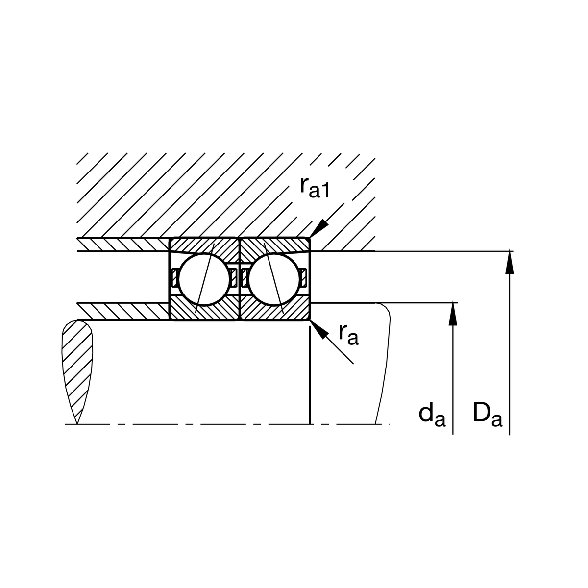 Шпиндельный подшипник FAG B7014-C-T-P4S-UL (B7014C.T.P4S.UL, B7014C.TPA.P4.UL)