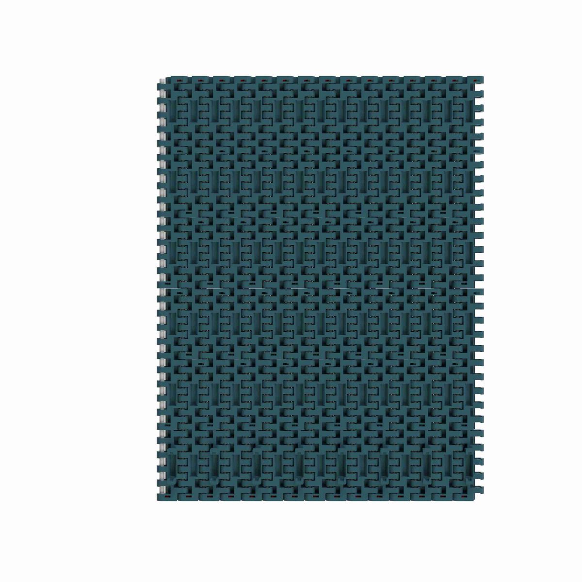 1005FT Straight Running Solid Top, Material: Green Low Friction Acetal, Width: 340mm, Pitch: 1in - 877.01.13