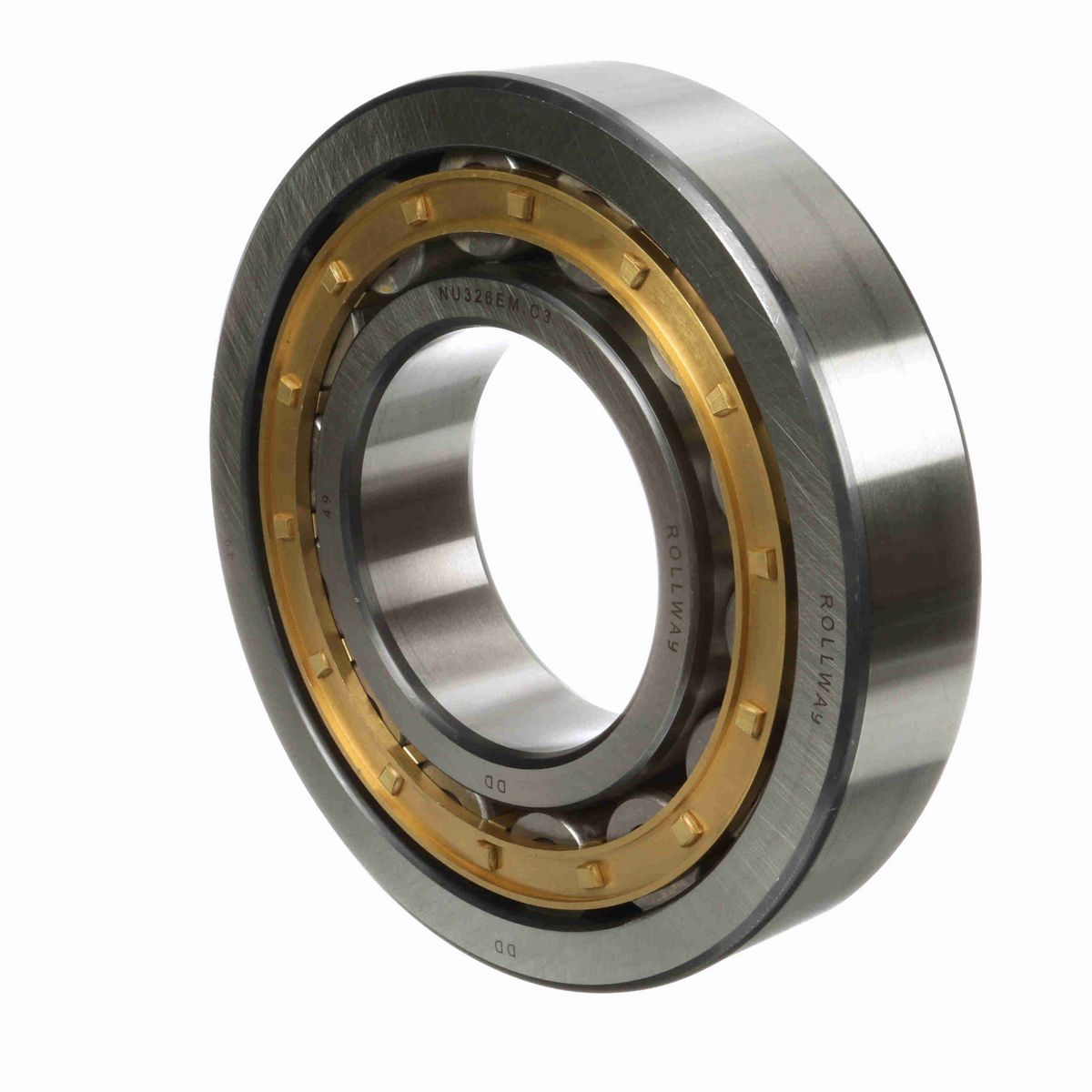Radial Cylindrical Roller Bearing – Caged Roller - Straight Bore - Unsealed - NU 326 EM C3