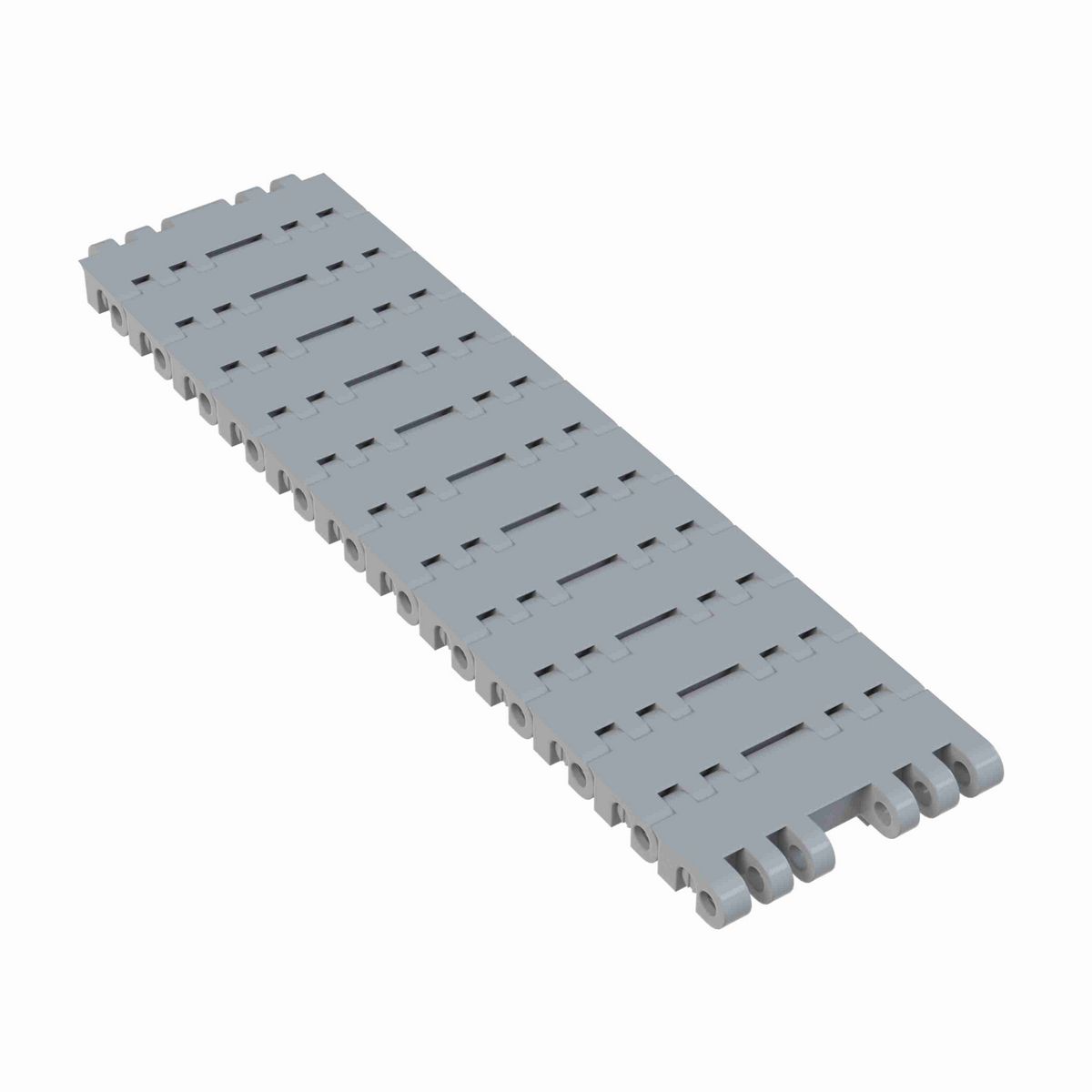 7705 Straight Running Solid Top, Material: Silver Platinum Series™ X, Width: 3.25in, Pitch: 1in - 10286169