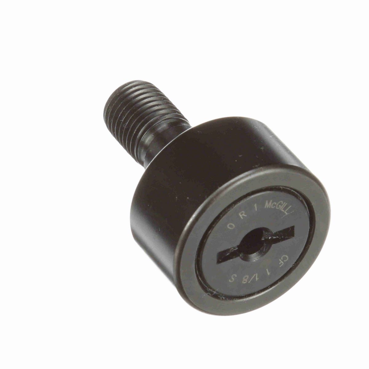 Опорный ролик с цапфой McGill CAMROL CF 1 1/8 S, цилиндрический, с уплотнением, со шлицем под отвёртку, дюймовый