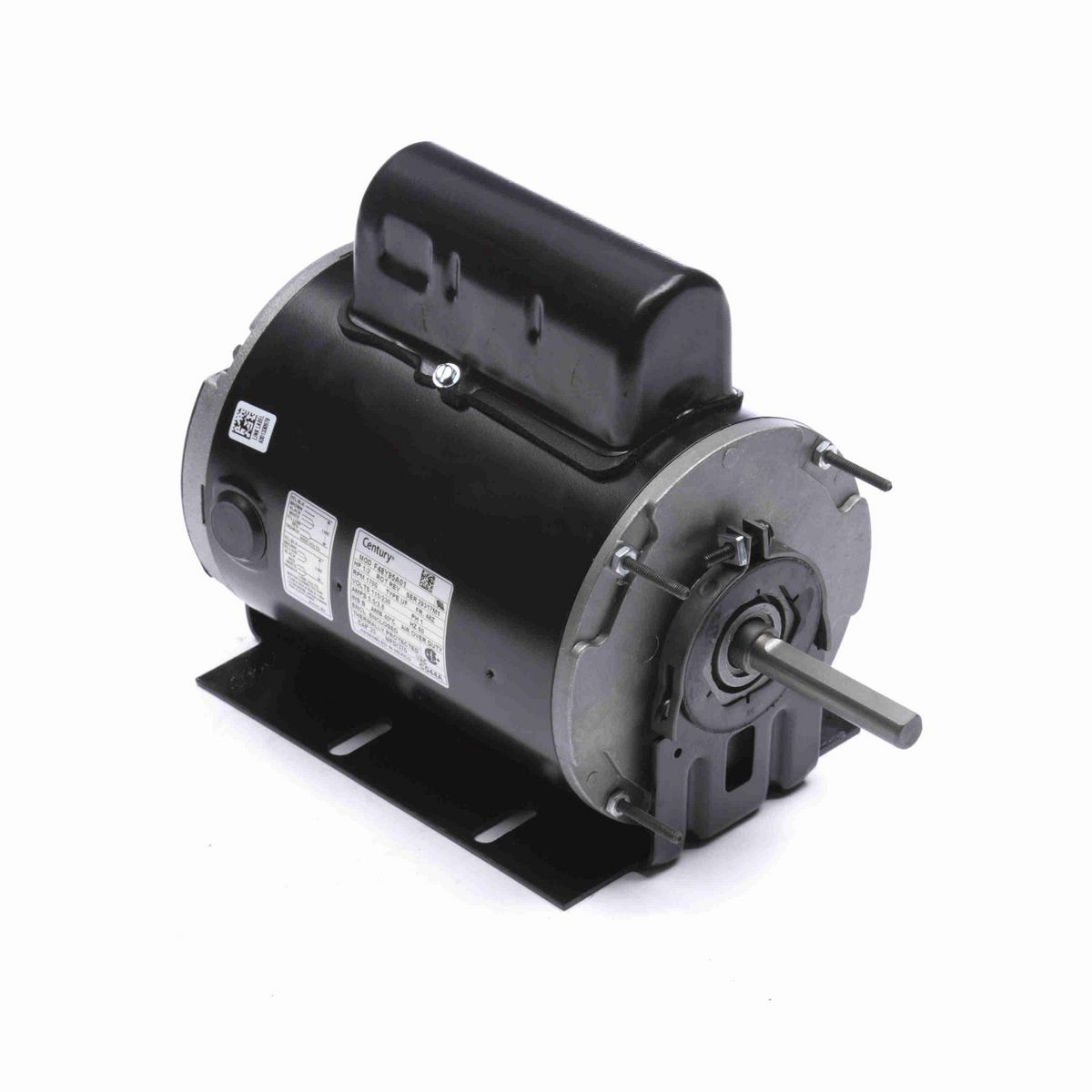 Direct Drive Fan Motor, 1/2 HP, 1 Ph, 60 Hz, 115/230 V, F48Z Frame, TEAO - C044A