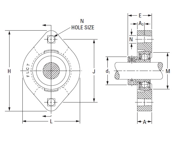 Подшипник Timken FLCT 1/2