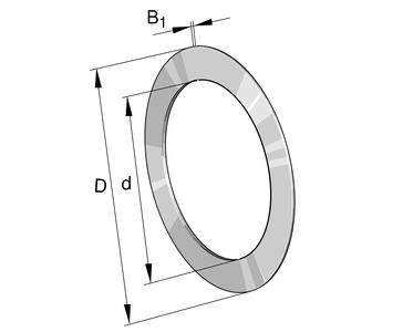 Кольцо упорного подшипника INA AS80105 Кольцо упорного подшипника INA AS80105
