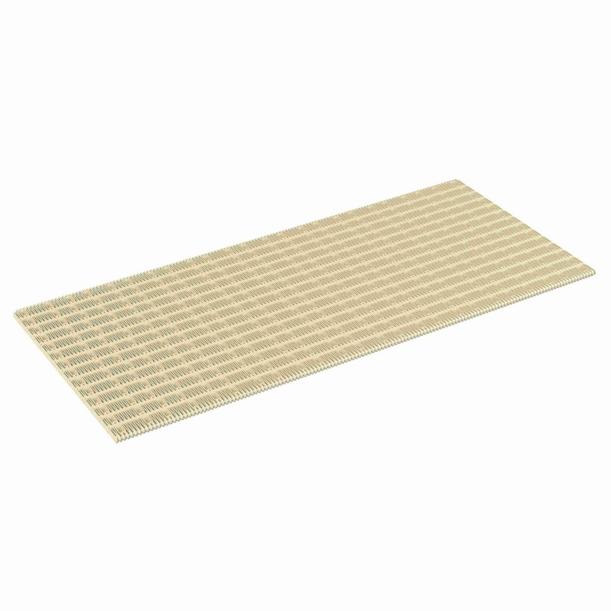 5997 Straight Running Raised Rib, Material: Beige High Temperature, Width: 120in, Pitch: 2.25in - HT5997-120