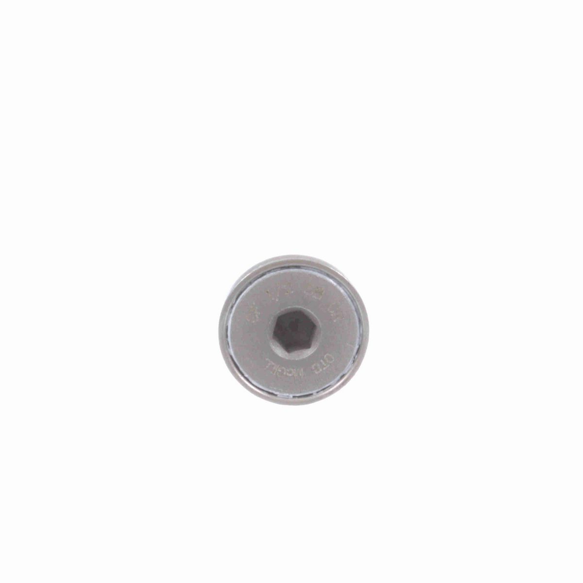 Опорный ролик с цапфой McGill CAMROL CF 1/2 SB CR, цилиндрический, из высокоуглеродистой нержавеющей стали, с уплотнением, с шестигранным отверстием