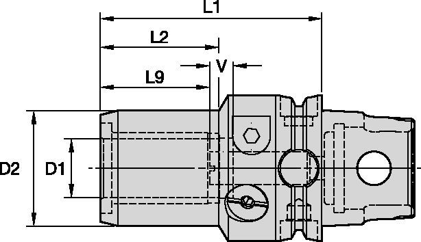 High-Performance Line - KM-TS Kennametal Hydraulic Chuck - Standard Line [2388651]