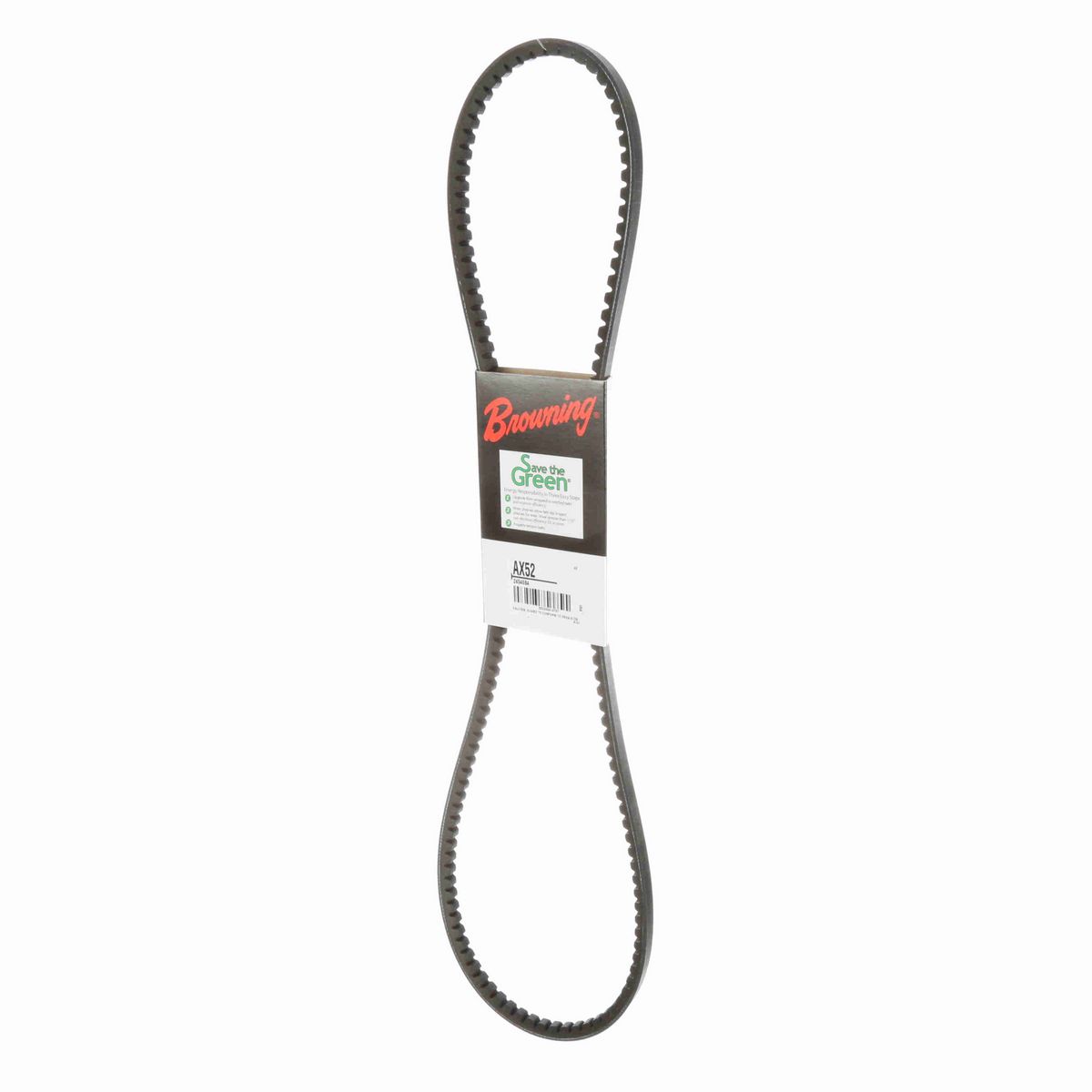Browning EPDM Notched Belt 98% Efficient - AX52