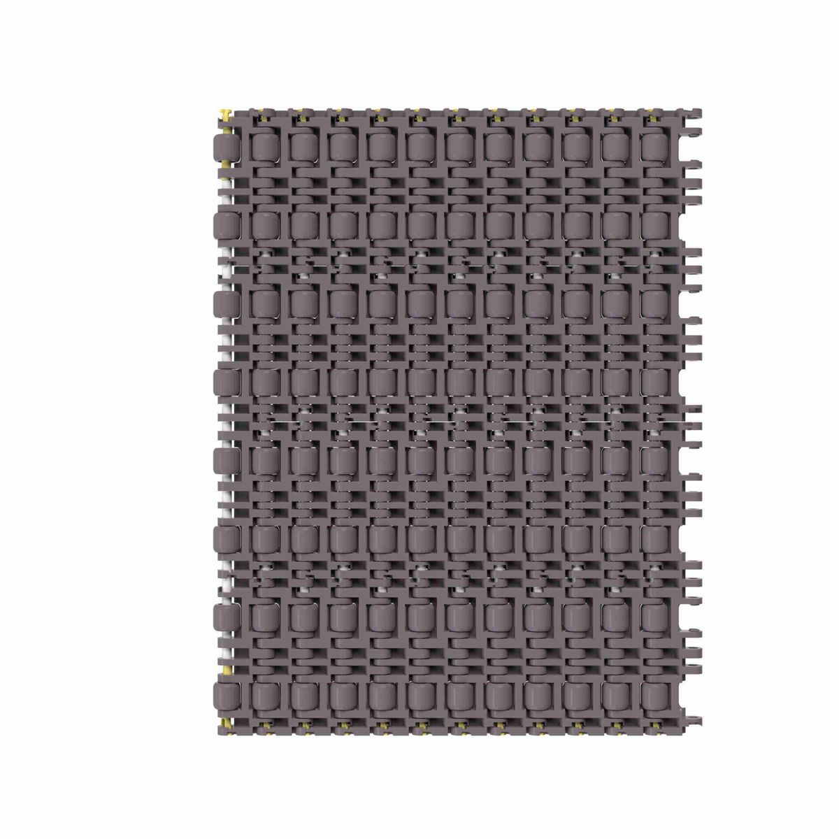 Rexnord 8503 Straight Running Low Backline Pressure, Material: Brown High Performance, Width: 15in, Pitch: 0.75in - 81445285