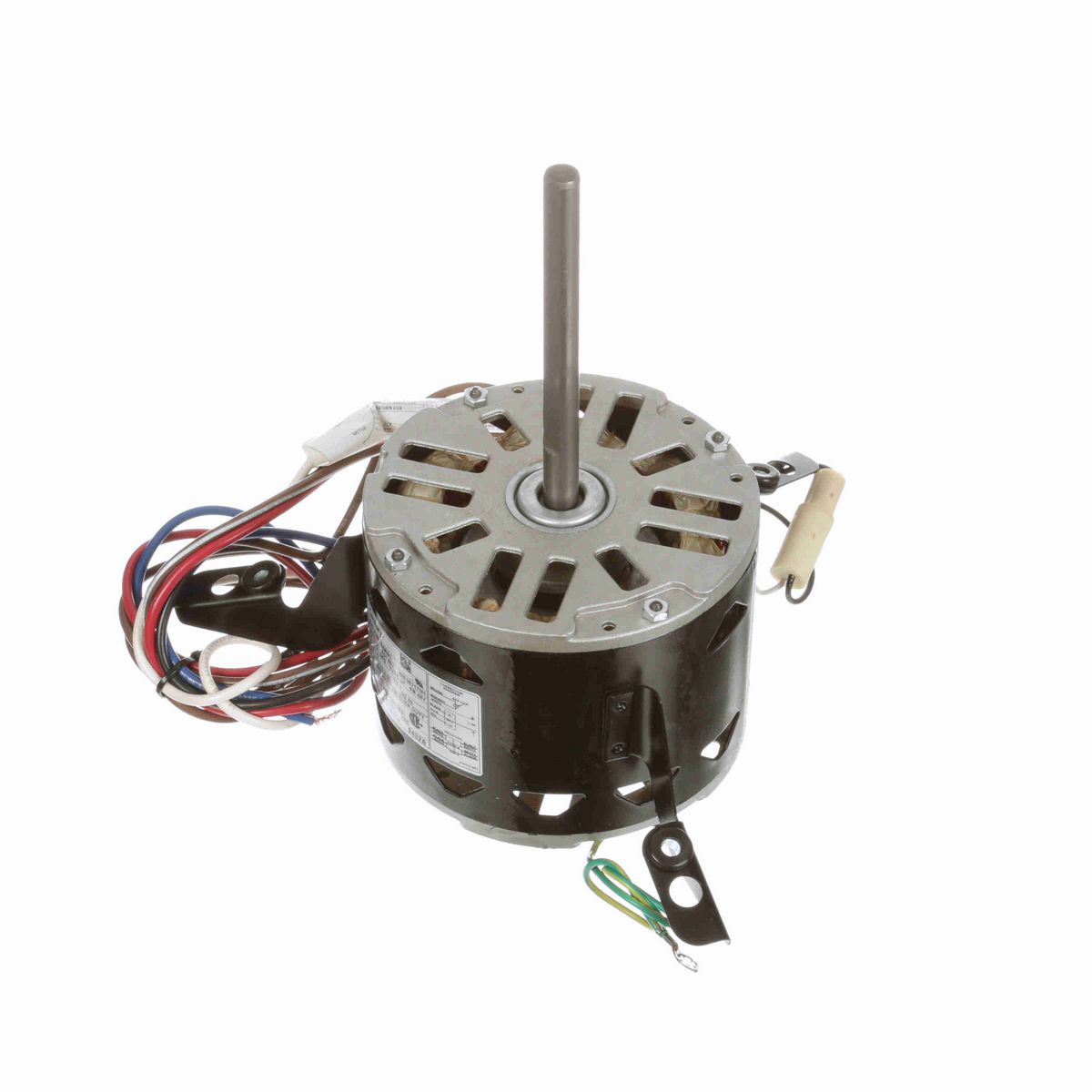 Fan Coil & Air Conditioner Motor, 1/4,1/6,1/8 HP, 1 Ph, 60 Hz, 277 V, 1075 RPM, 3 Speed, 48 Frame, OPEN - 9432A