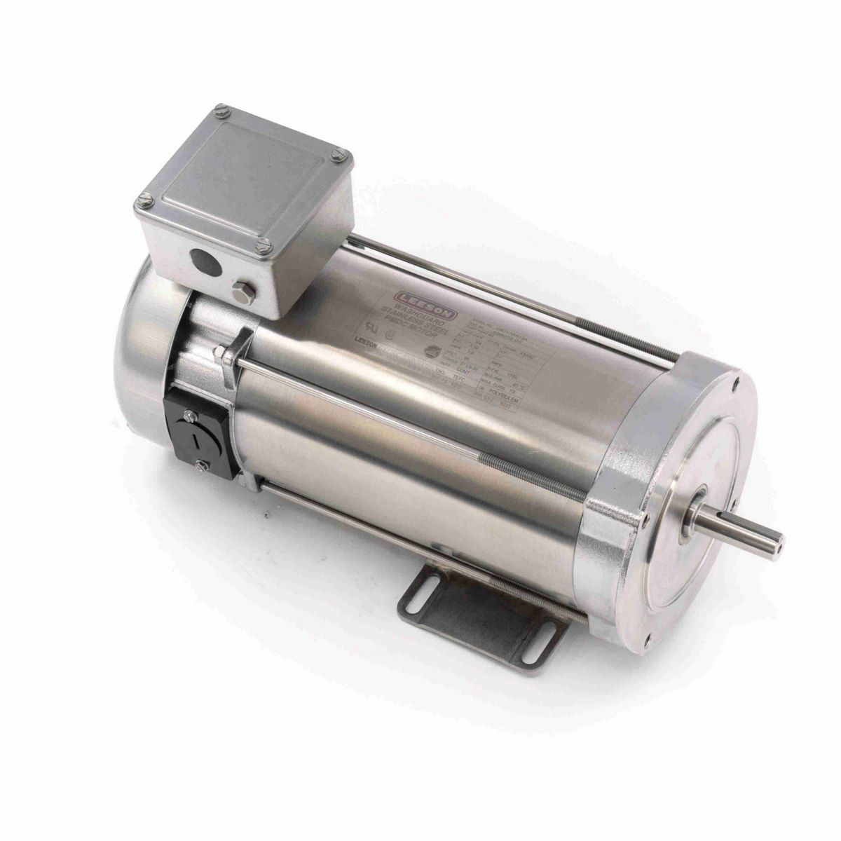 LEESON Premium Duck™ Washdown Motor, 0.75 HP, 90 V, 1750 RPM, XS56C Frame, TEFC - 109072.00