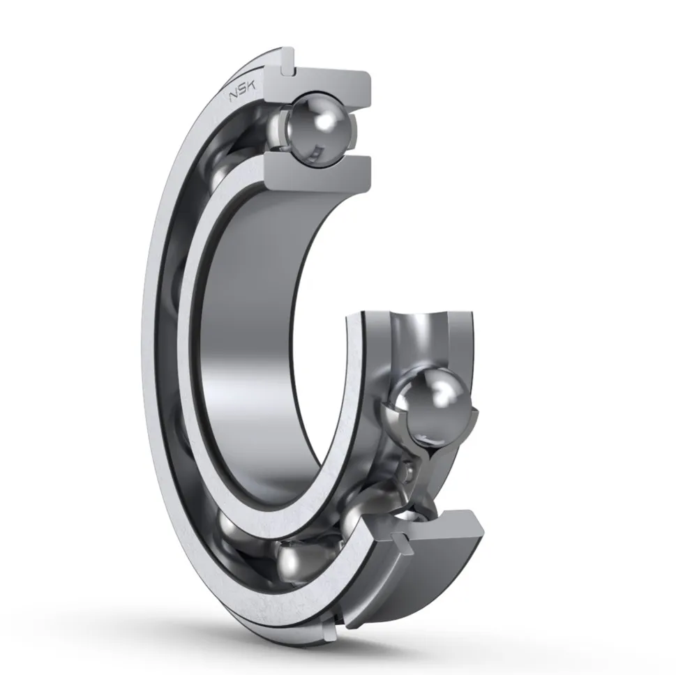 Однорядный радиальный шарикоподшипник NSK 60/22NRC2P6, со стопорным кольцом