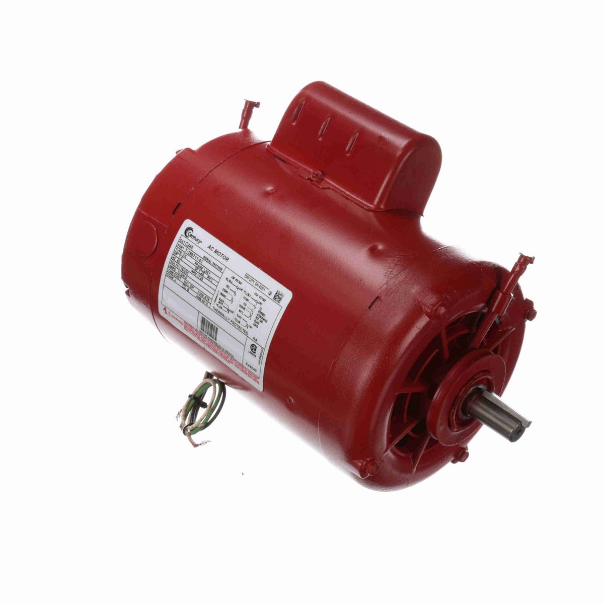 Circulator Pump Motor, 1.0 HP, 1 Ph, 60 Hz, 115/230 V, 1800 RPM, L56Y Frame, DP - C245