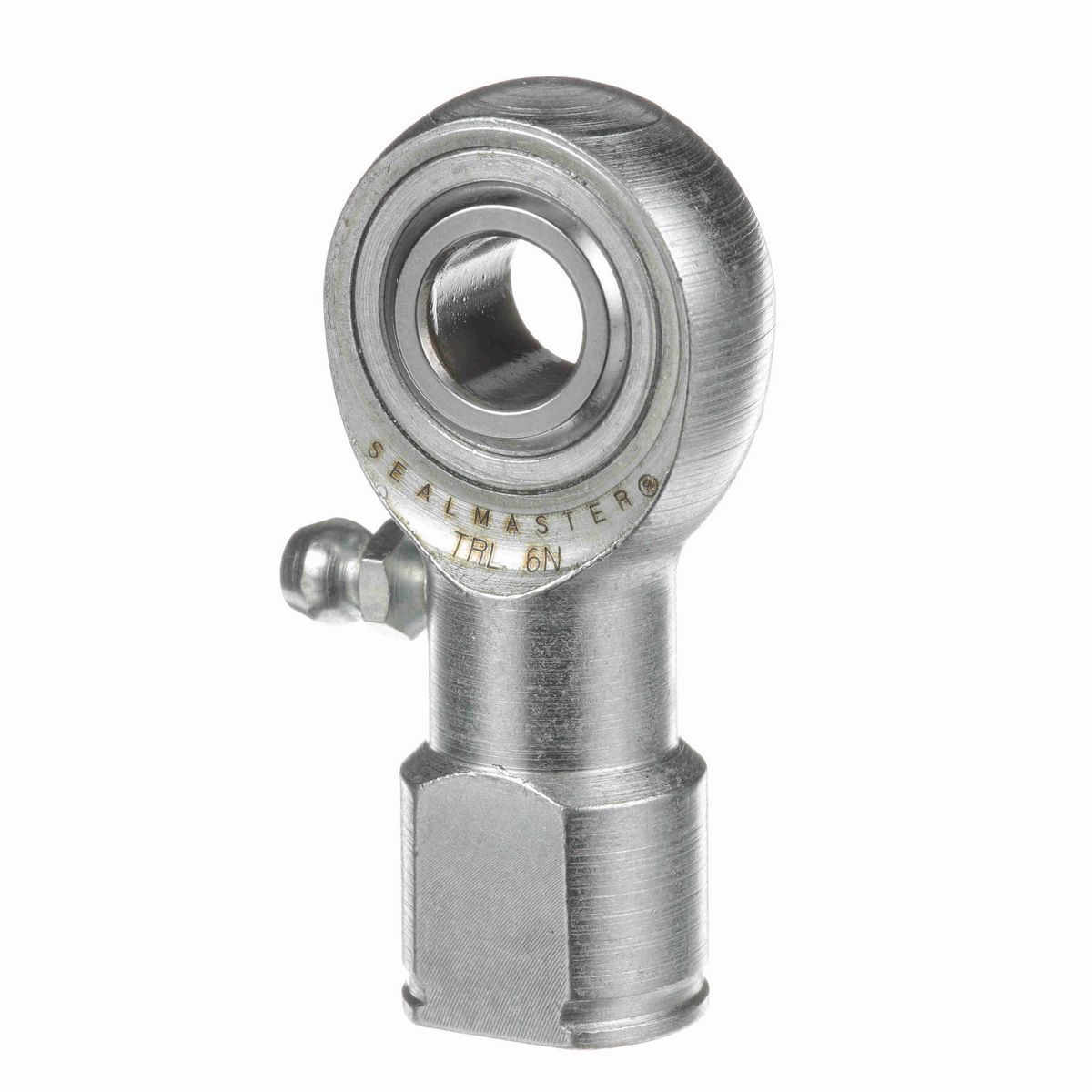 Female Rod End Bearing - Three-Piece Greasable Carbon Steel Race - TRL 6N