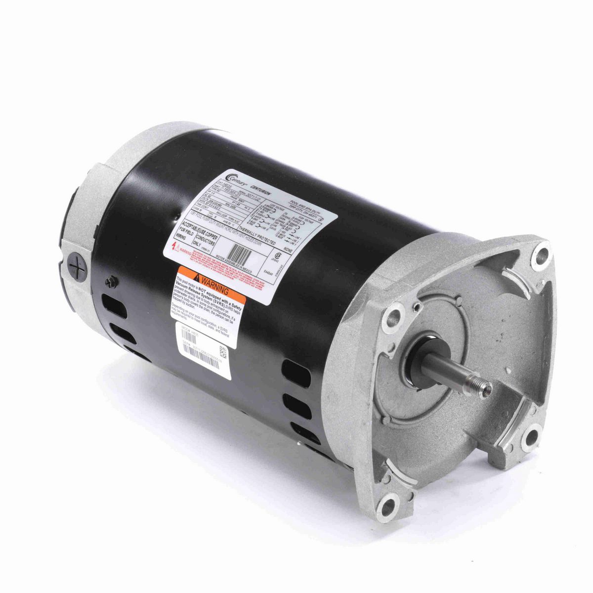 Pool Pump Motor, 1.0 HP, 3 Ph, 60 Hz, 208-230/460 V, 3600 RPM, R56Y Frame, ODP - H635