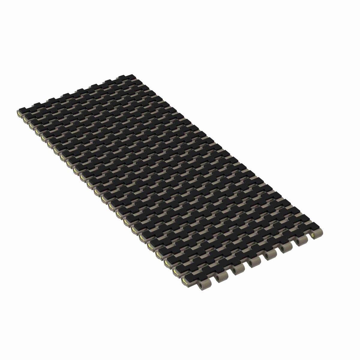 1505 RubberTop® Straight Running RubberTop®, Material: Grey Tough Composite, Width: 6in, Pitch: 15mm - TCF1505-6