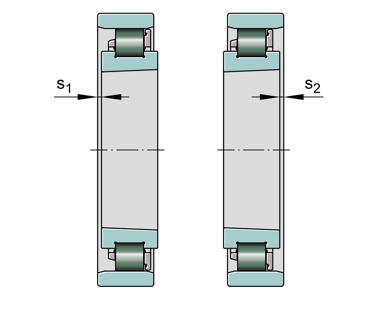 Цилиндрический роликоподшипник FAG N1008-D-K-PVPA1-SP-XL
