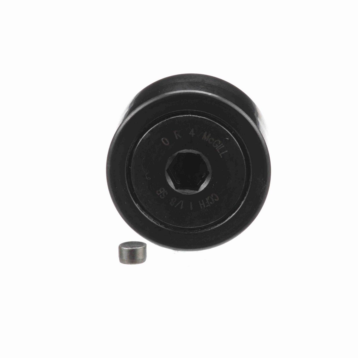 Опорный ролик с цапфой McGill Heavy Stud CAMROL CCFH 1 1/8 SB, бочкообразный, с уплотнением, с шестигранным отверстием, дюймовый