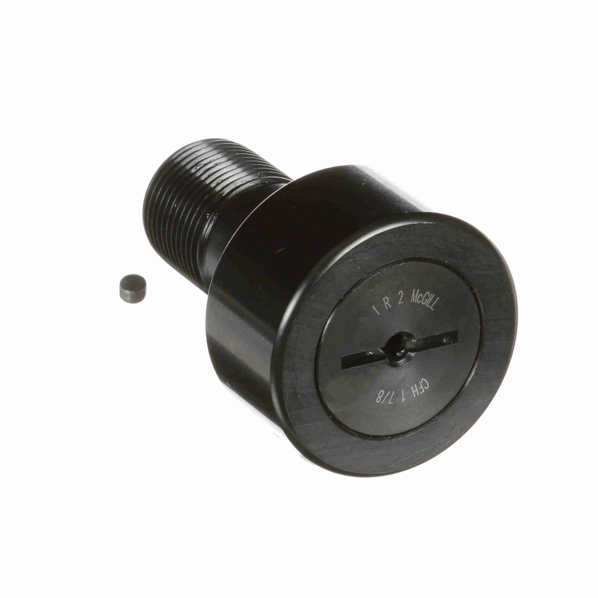 Опорный ролик с цапфой McGill Heavy Stud CAMROL CFH 1 7/8, цилиндрический, со шлицем под отвёртку, дюймовый
