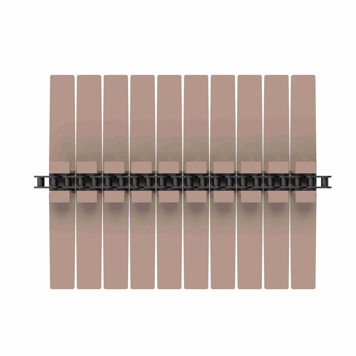 1873TAB SuperGrip™ Side-flexing SuperGrip™, Material: Tan Low Friction, Width: 12in, Pitch: 1.5in - L1873645302