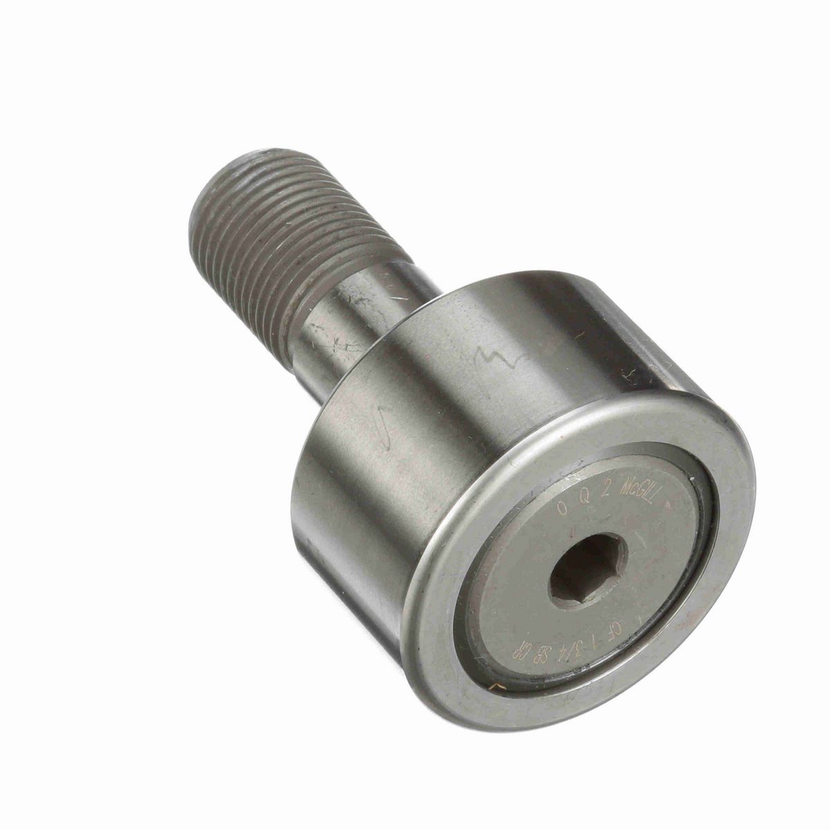 Опорный ролик с цапфой McGill CAMROL CF 1 3/4 SB CR, цилиндрический, из высокоуглеродистой нержавеющей стали, с уплотнением, с шестигранным отверстием