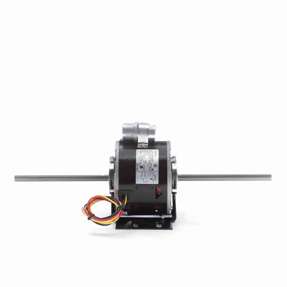 Century Fan Coil & Air Conditioner Motor, 1/4 HP, 1 Ph, 60 Hz, 115 V, 1625 RPM, 2 Speed, 48 Frame, SEMI ENCLOSED - DSB1024