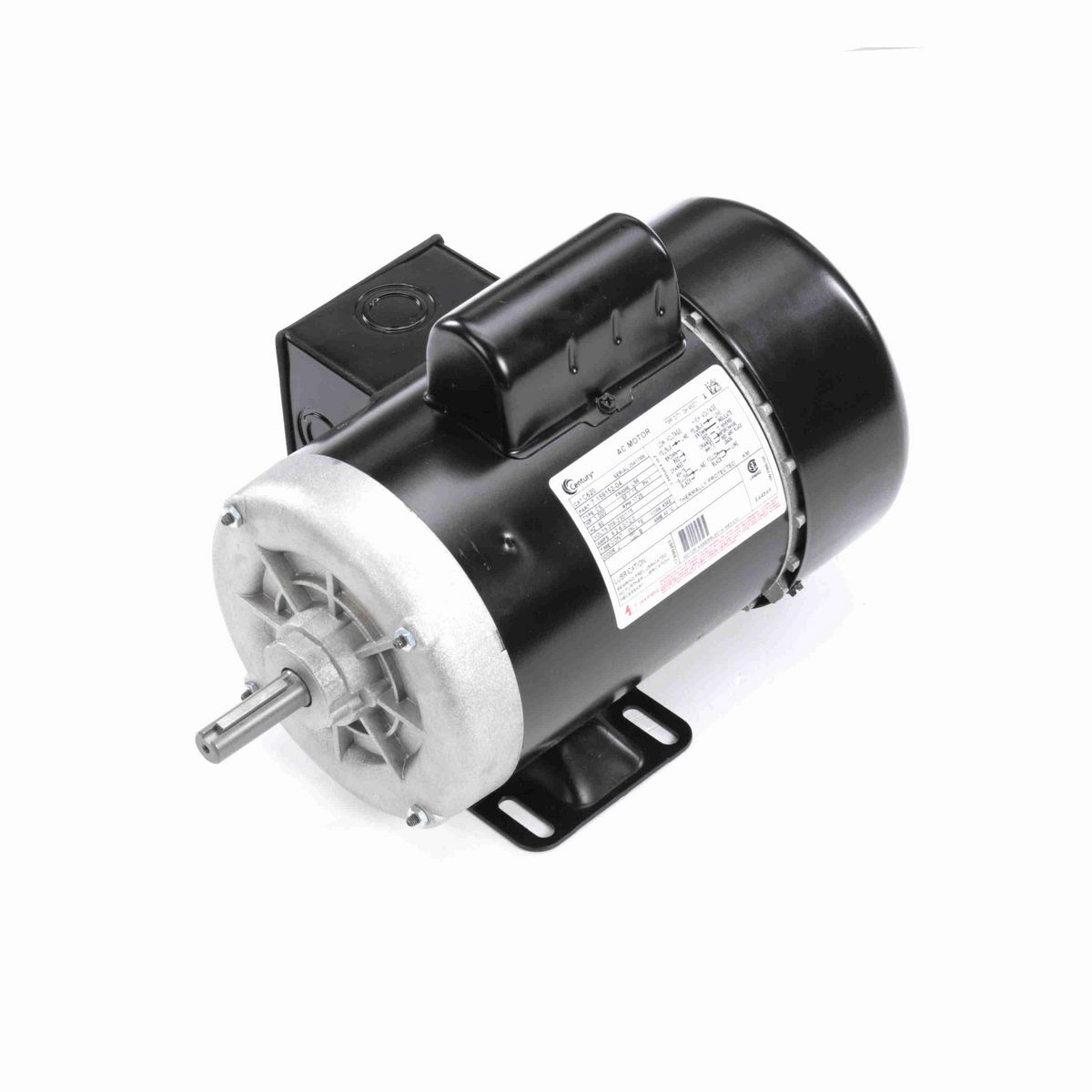 General Purpose Motor, 1.000 HP, 1 Ph, 60 Hz, 208-230/115 V, 1800 RPM, L56 Frame, TEFC - C620