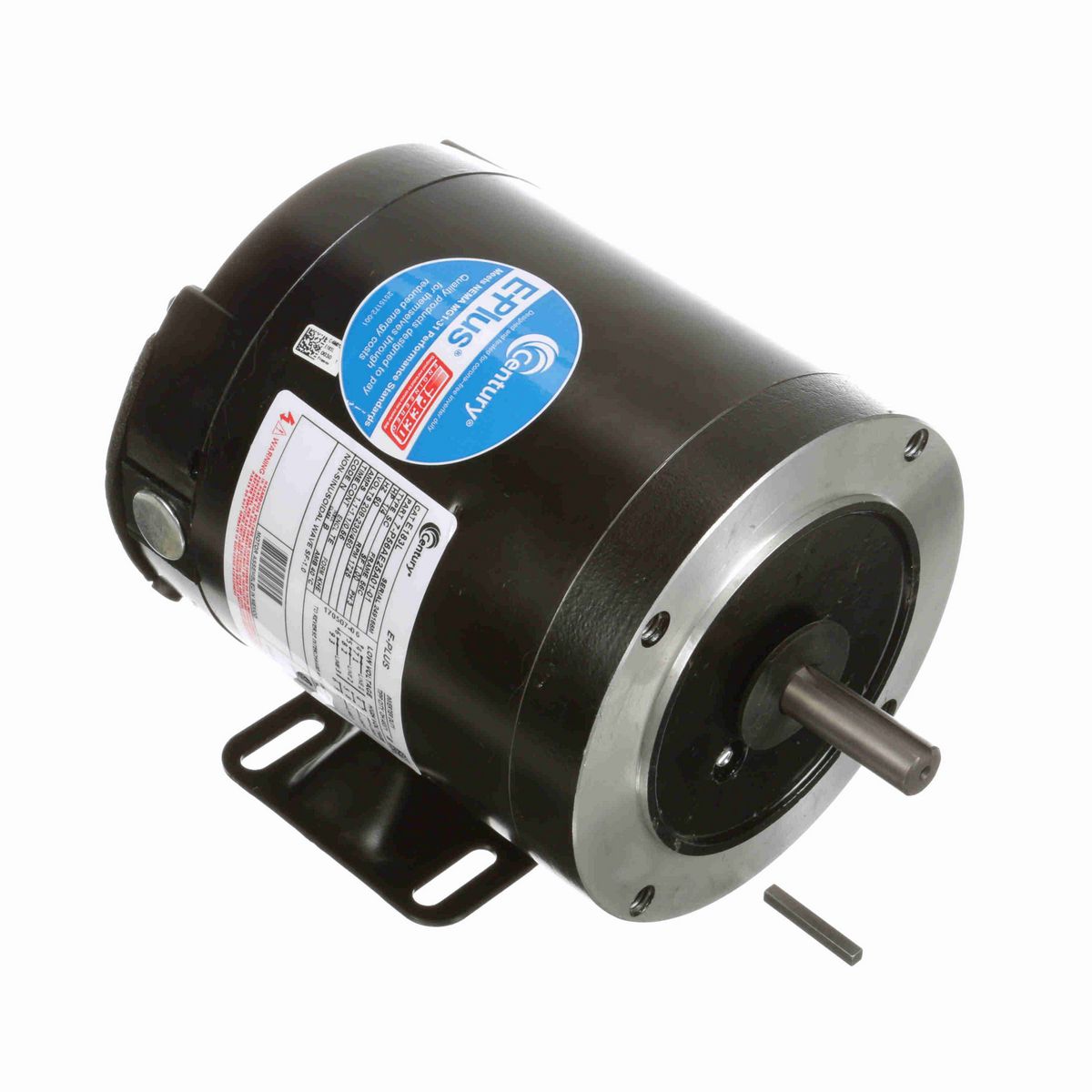 E-PLUS ® Speed Ratio Motor, 1/4 HP, 3 Ph, 60 Hz, 208-230/460 V, 1800 RPM, 56C Frame, TENV - E183L