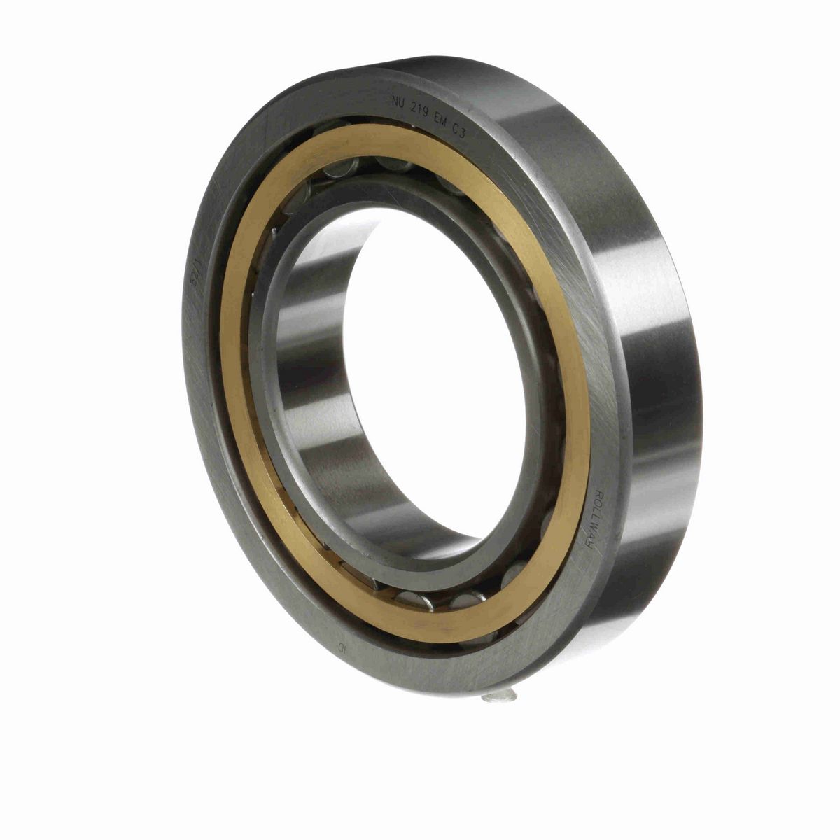 Radial Cylindrical Roller Bearing – Caged Roller - Straight Bore - Unsealed - NU 219 EM C3
