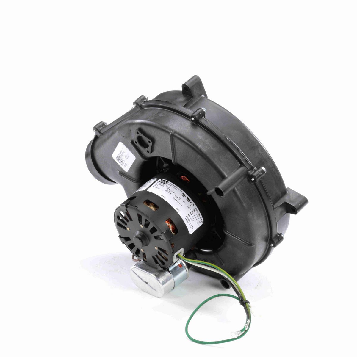 FASCO Round Outlet Permanent Split Capacitor OEM Replacement Draft Inducer Blower, 115 Volts, Flange: No - A130
