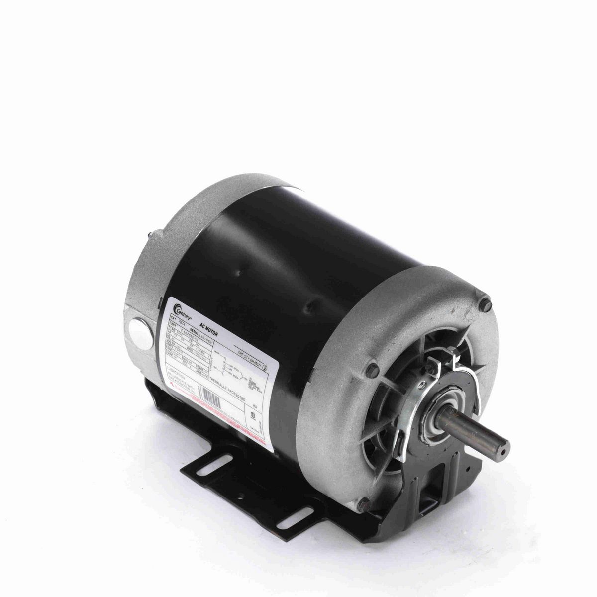 Fan and Blower Motor, 1/3-.09 HP, 1 Ph, 60 Hz, 115 V, 1800 RPM, J56 Frame, DP - F674