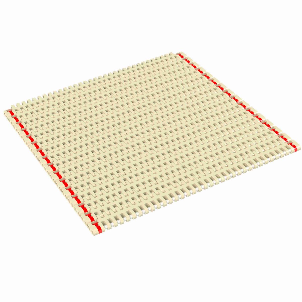 8505 RubberTop® Straight Running RubberTop®, Material: Beige High Temperature, Width: 21in, Pitch: 0.75in - 10324737