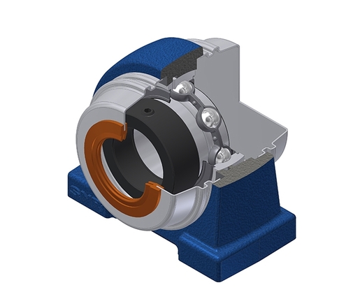 Фланцевый подшипниковый узел SNR ESPA207T04CCE