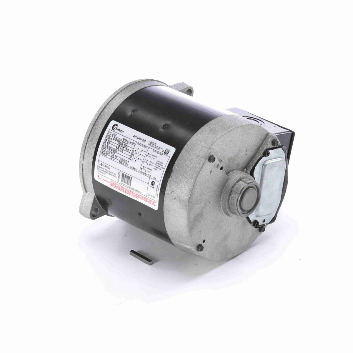 Auger Drive Motor, 1/3 HP, 3 Ph, 60 Hz, 208-230/460 V, 1800 RPM, J56N Frame, TENV - C345