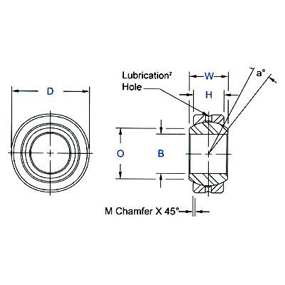 Aurora Bearing Shock Absorber Bearings Timken COM-8T-35