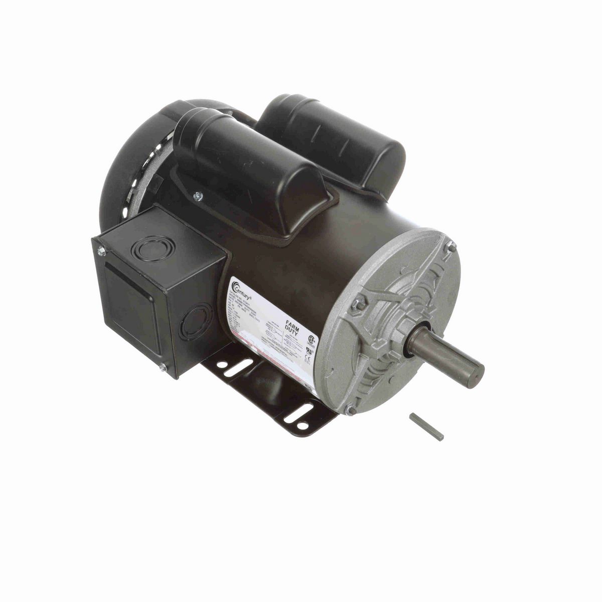General Purpose Farm Duty Motor, 1.5 HP, 1 Ph, 60 Hz, 115/230 V, 1800 RPM, 56HZ Frame, TEFC - K104V1