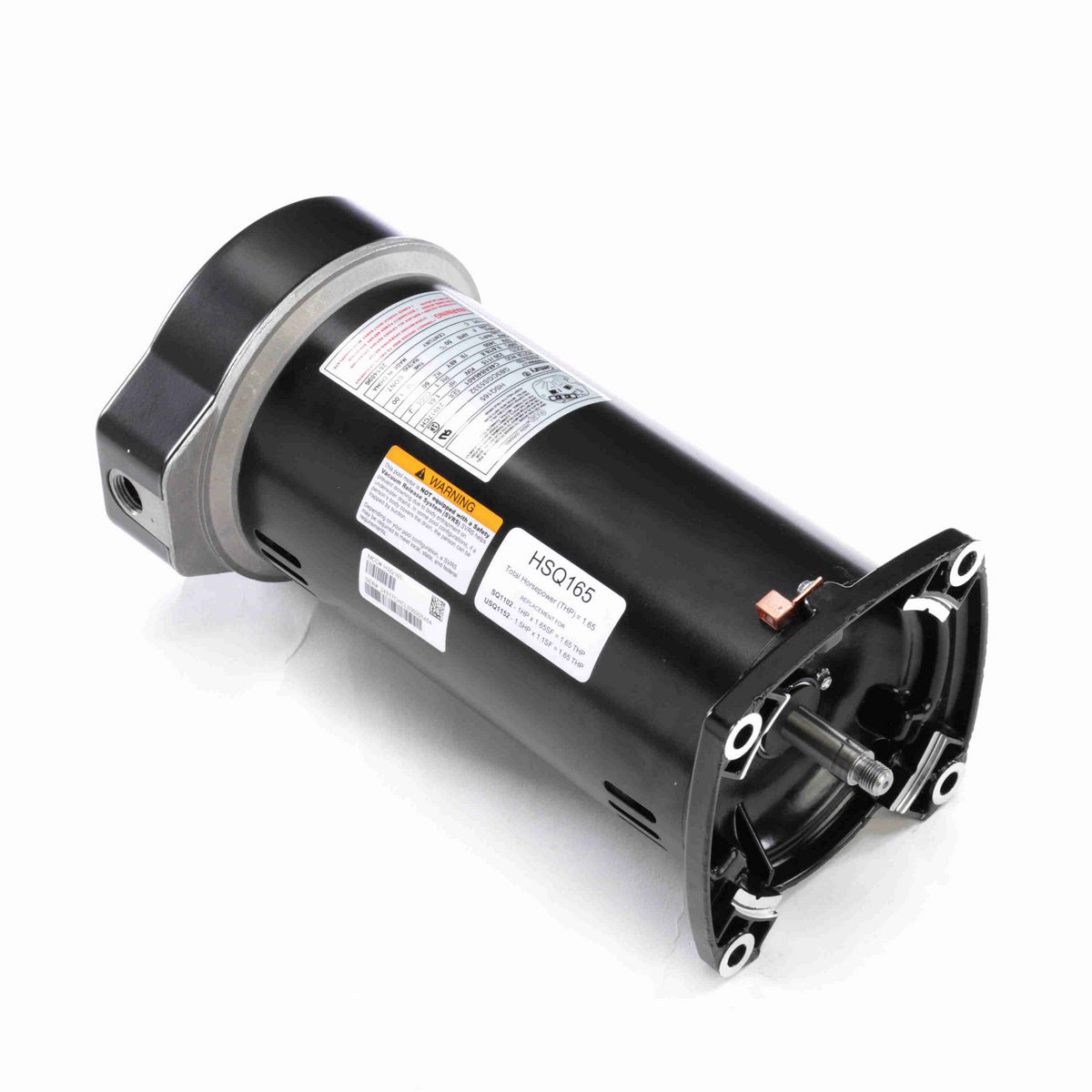 Centurion PRO ® Motors Pool Pump Motor, 1.65 HP, 1 Ph, 60 Hz, 230/115 V, 3600 RPM, 48Y Frame, ODP - HSQ165