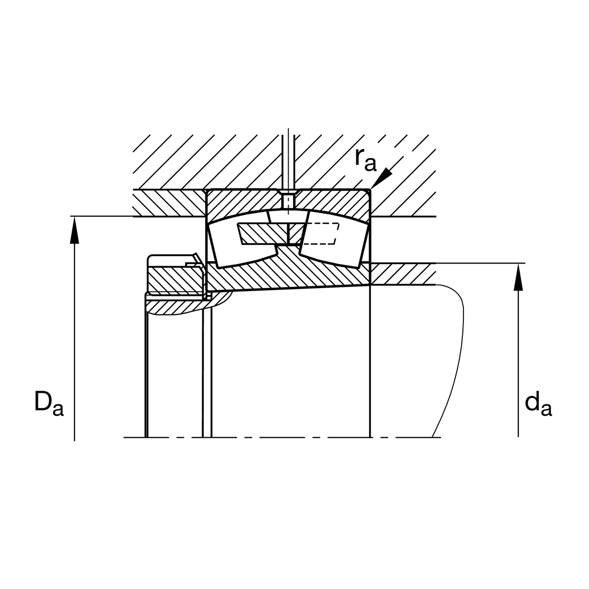 Радиальный сферический роликоподшипник FAG 23024-E1A-XL-K-M (23024-E1A-K-M, 23024E1AK.M)