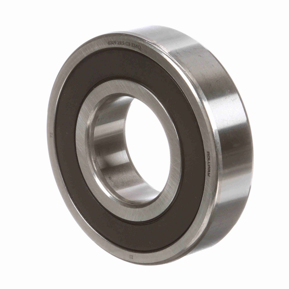 Radial Ball Bearing - Straight Bore - Sealed - 6309 2RS C3 EMQ