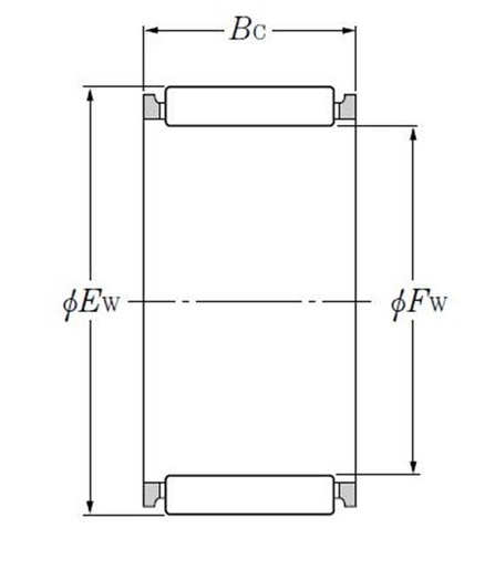 Игольчатый роликоподшипник NTN K90X98X30