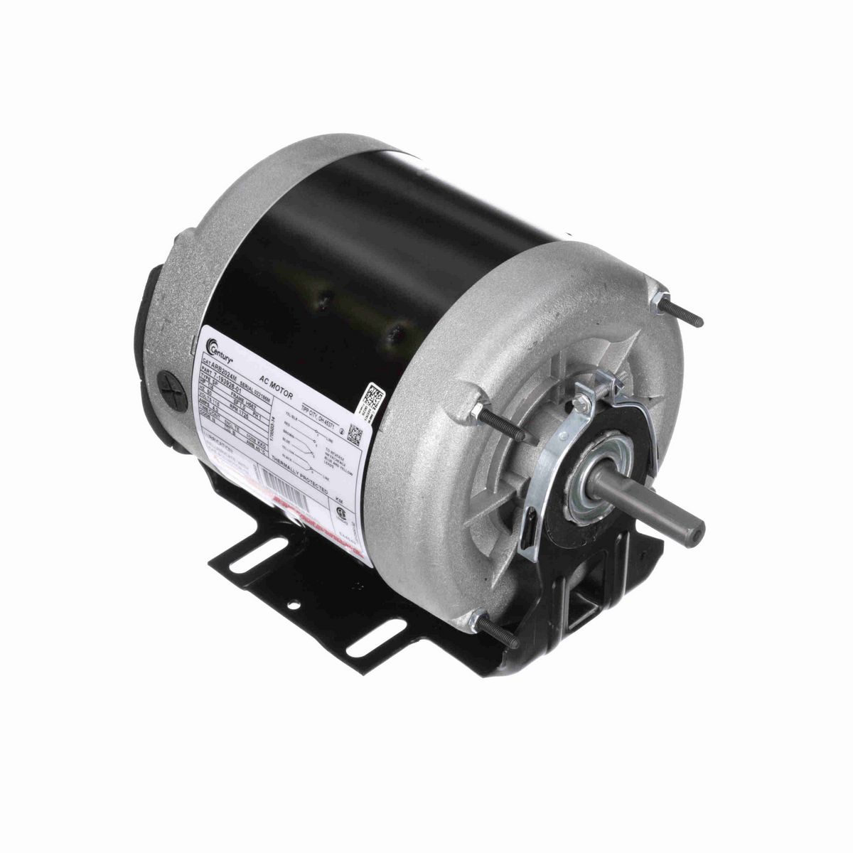 Fan and Blower Motor, 1/4 HP, 1 Ph, 60 Hz, 115 V, 1800 RPM, H56Z Frame, TEAO - ARB2024M
