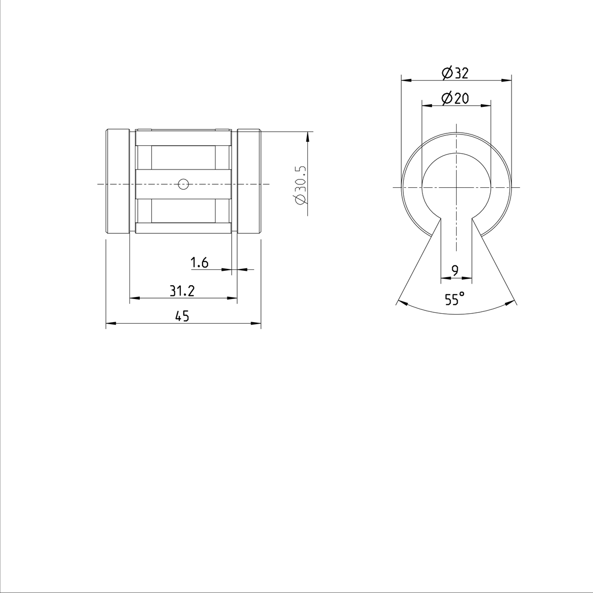 Суперлинейная втулка Bosch Rexroth KBB-O-20-DD [R067322040]