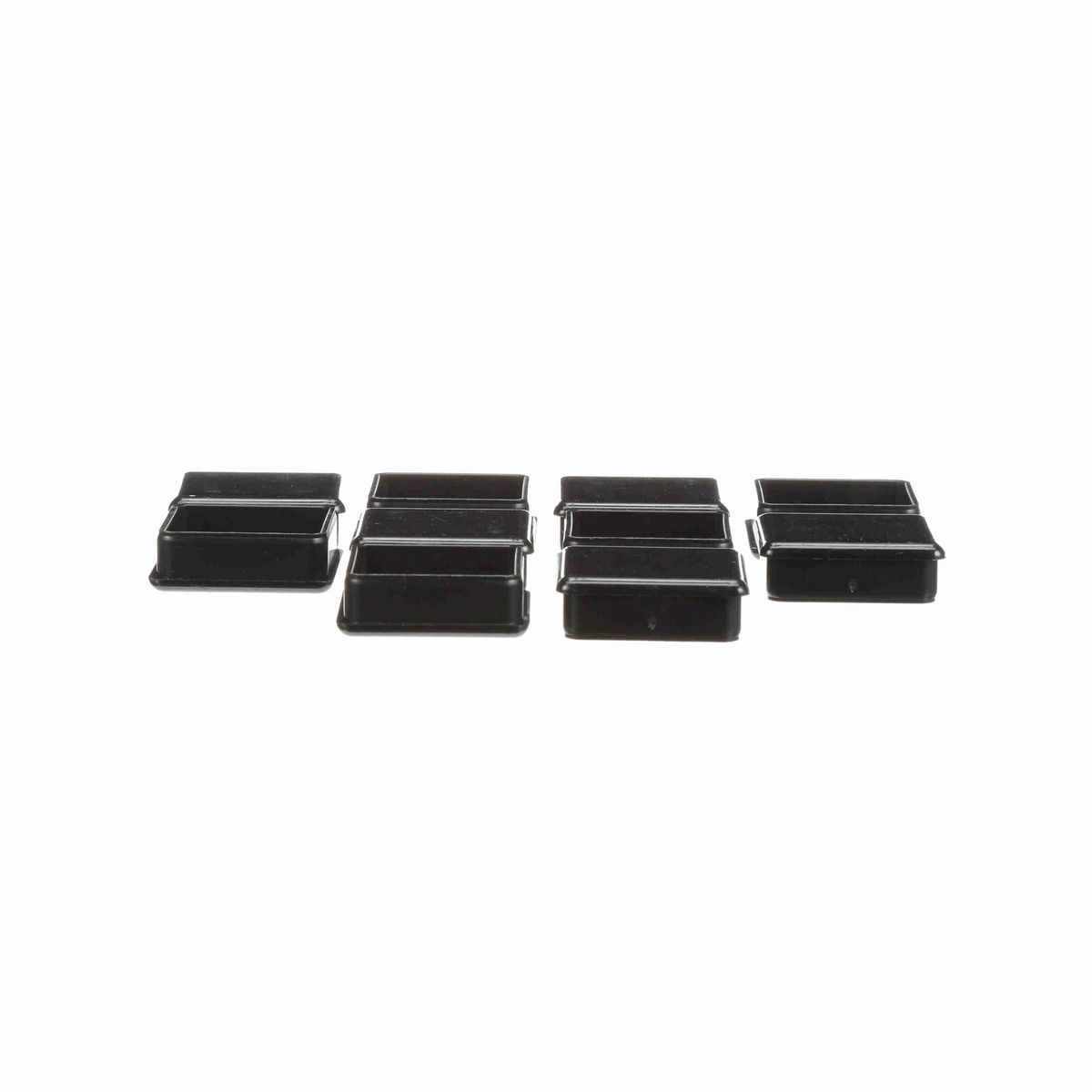 System Plast Tube Cap (Square); Series: VG-560, Thread: N/A for a 1-1/2 Sq. Tube w/ 0.120" Wall Thickness - VG-560-1.5-16