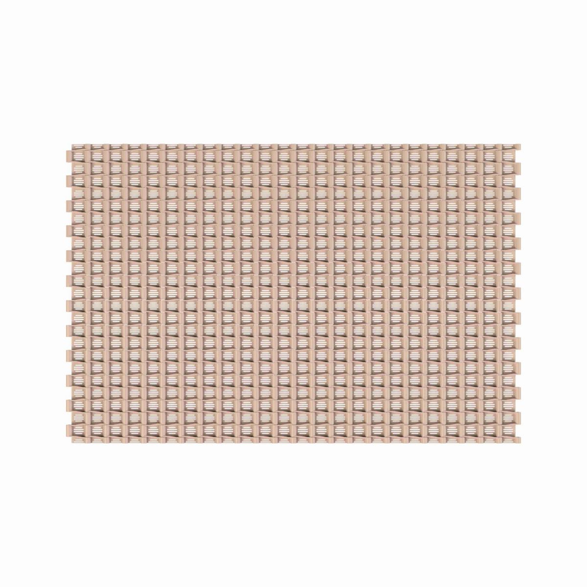 4706 Straight Running Flush Grid, Material: Tan Low Friction, Width: 24in, Pitch: 1.5in - LF4706-24