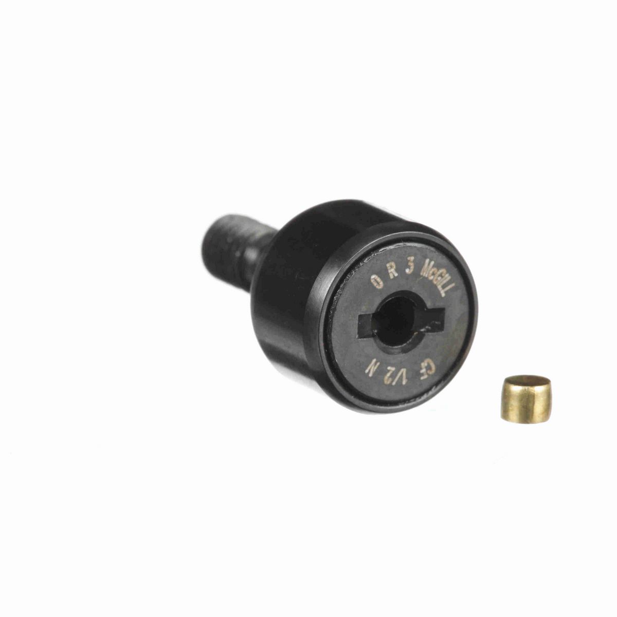 Опорный ролик с цапфой McGill CAMROL CF 1/2 N, цилиндрический, со шлицем под отвёртку, дюймовый